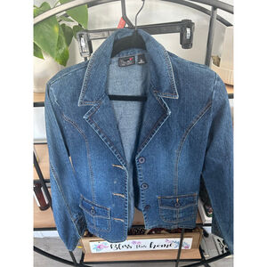 Juniors bci Blue Jean Jacket L